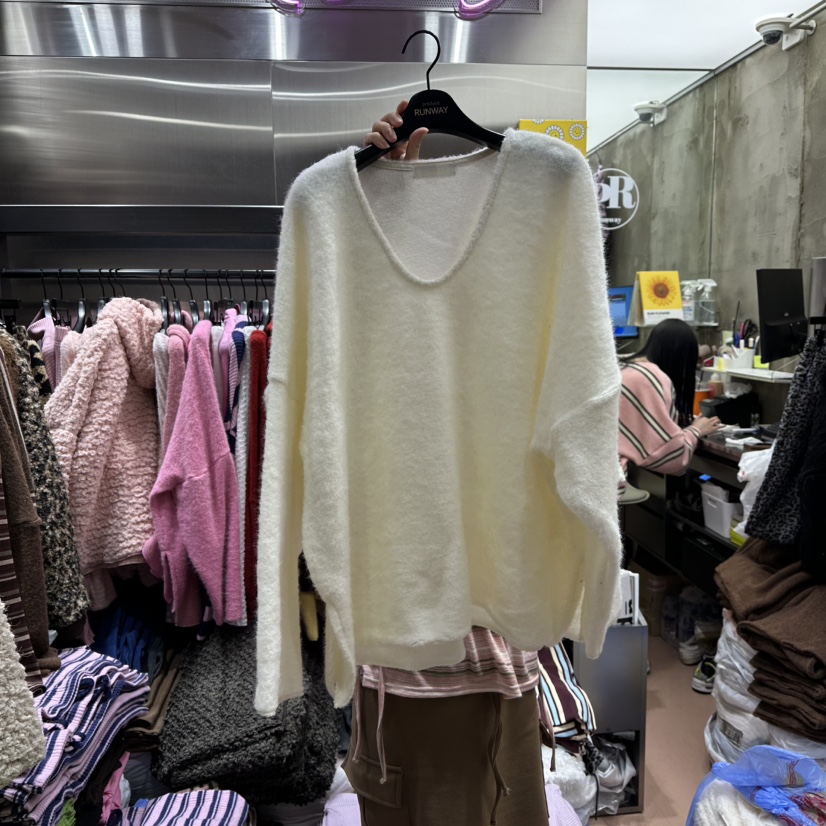 RUNWAY-런웨이韓國代購㊣女士新品推薦職業真品休閑針織衫RUNWAY針織衫圖色1