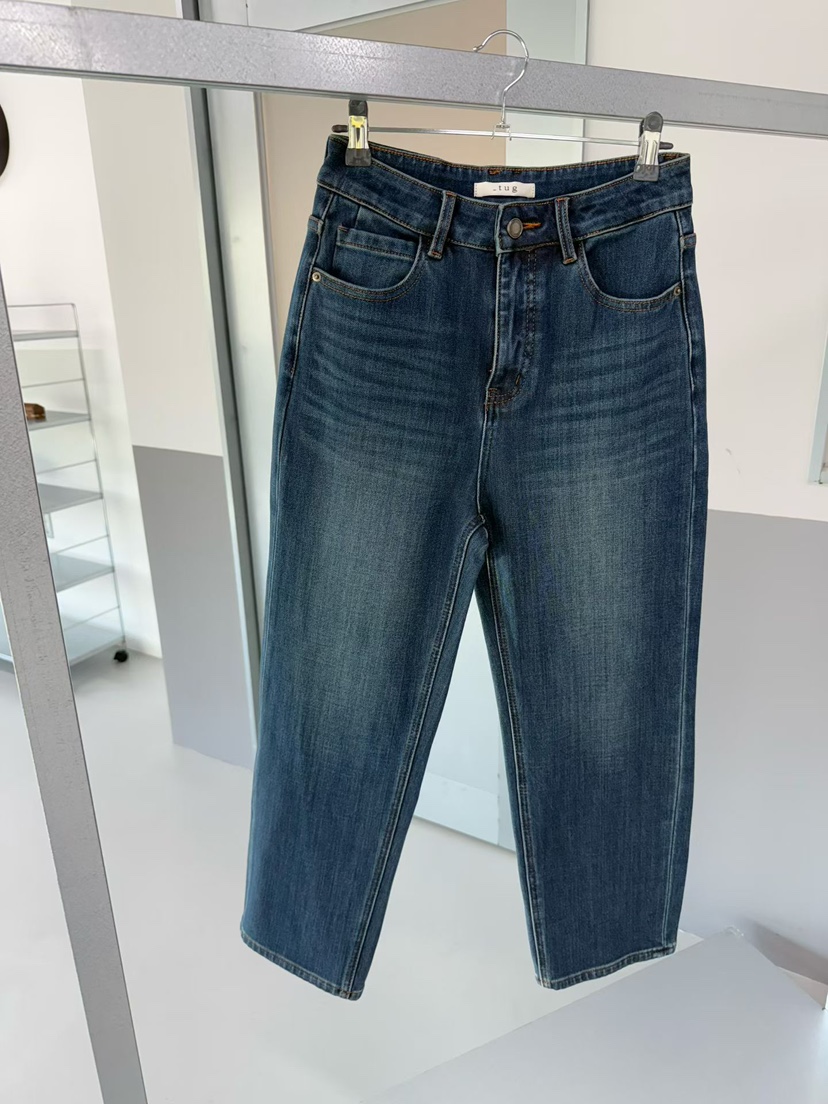 TUG韓國代購㊣女士新品真品人氣熱賣時尚推薦25秋冬職業牛仔褲TUG牛仔褲圖色2