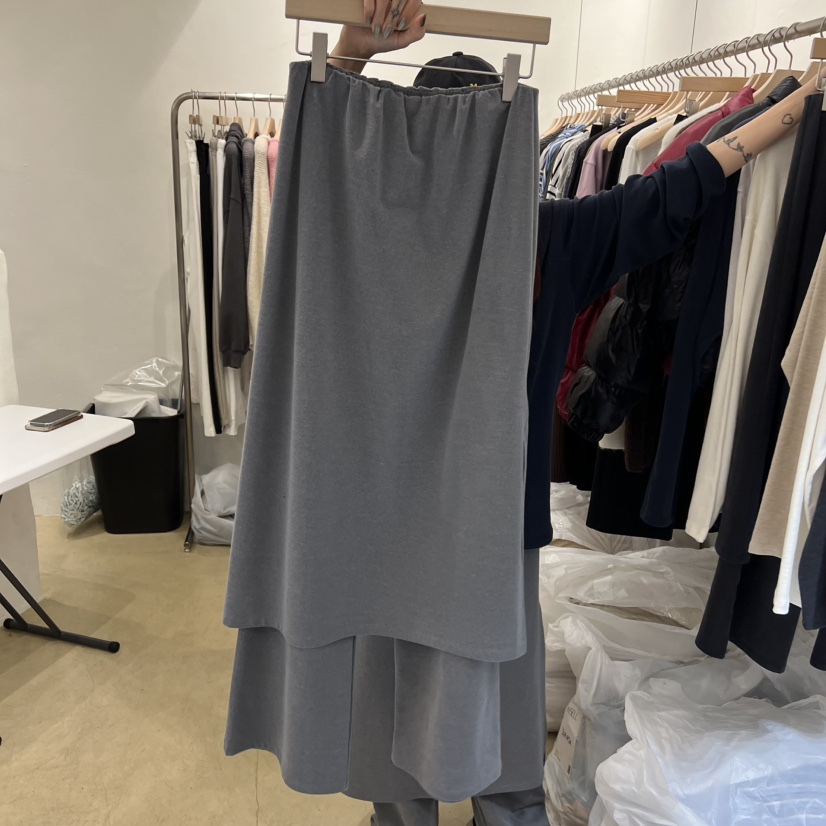 MUNSELL韓國代購㊣女士新款25秋冬職業時尚推薦熱賣人氣裙褲MUNSELL裙褲圖色1