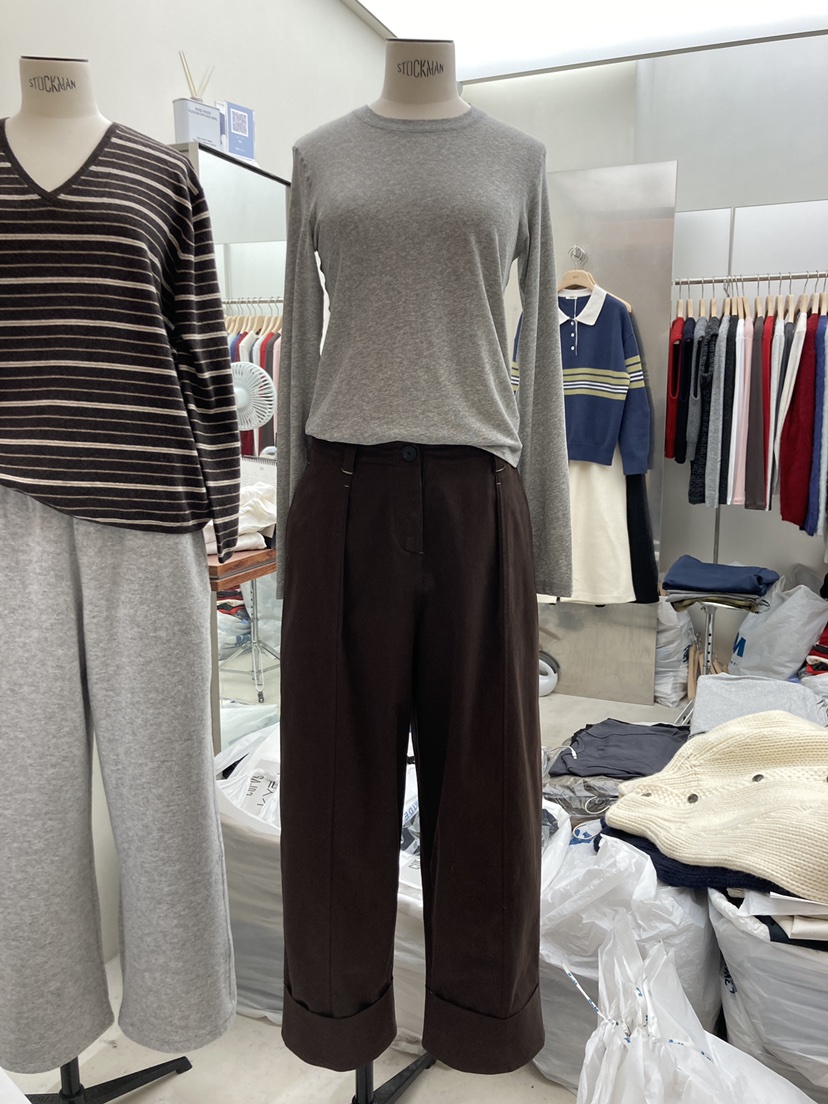 CURVY東大門㊣直郵女士新款職業熱賣推薦時尚25秋冬休閑褲棉CURVY休閑褲