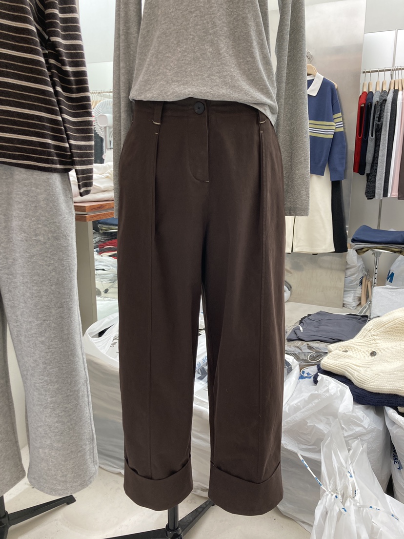 CURVY東大門㊣直郵女士新款職業熱賣推薦時尚25秋冬休閑褲棉CURVY休閑褲