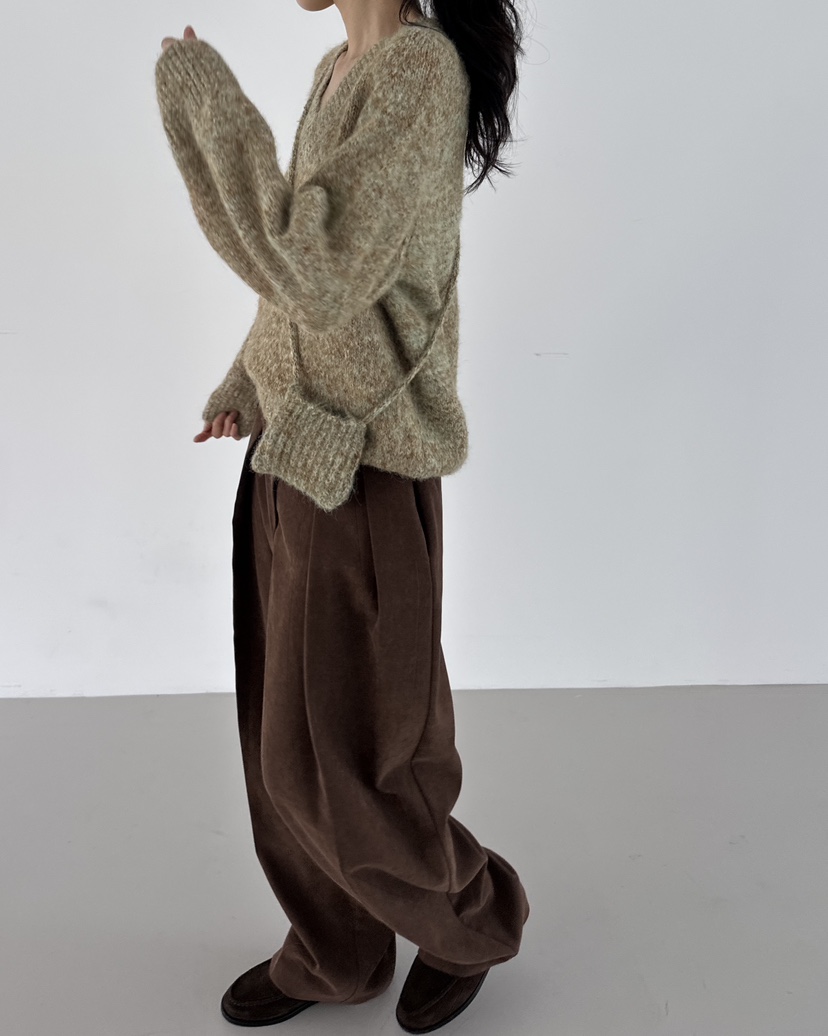 HOWDY東大門㊣實拍女裝新品職業熱賣推薦25秋冬針織衫迷你包howdy針織衫