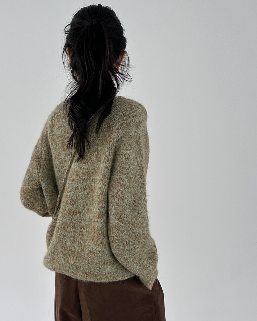 HOWDY東大門㊣實拍女裝新品職業熱賣推薦25秋冬針織衫迷你包howdy針織衫