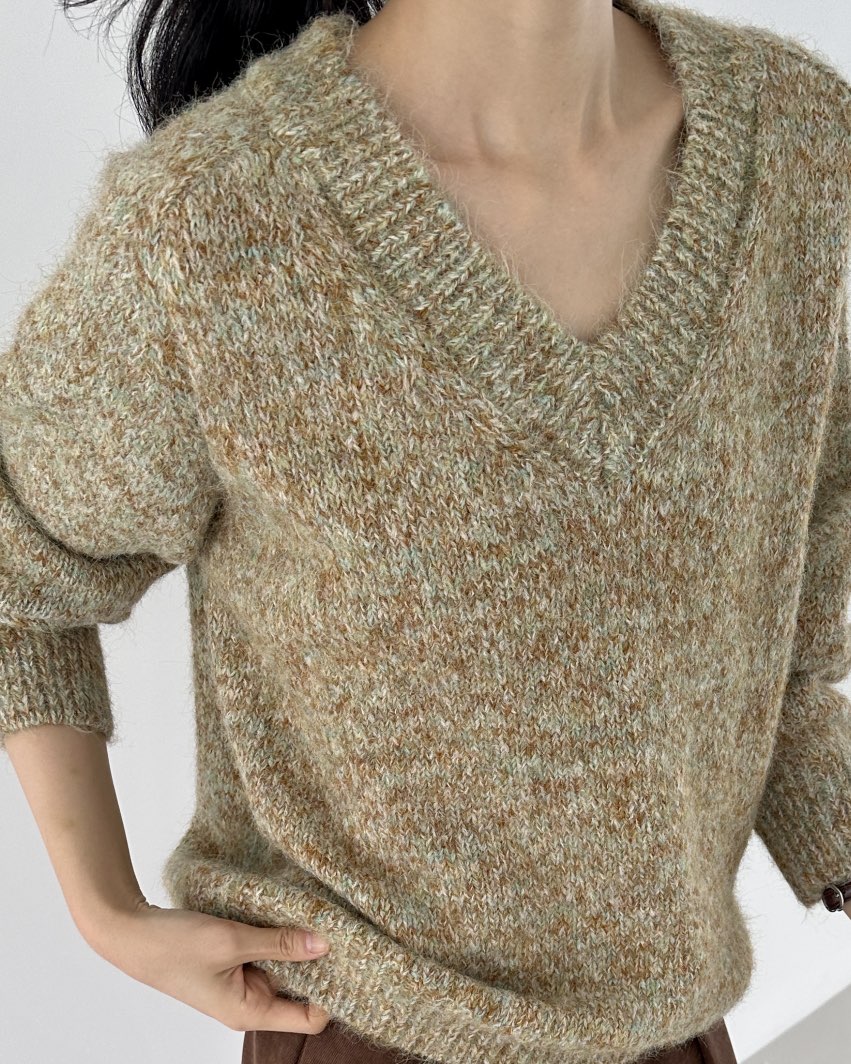 HOWDY東大門㊣實拍女裝新品職業熱賣推薦25秋冬針織衫迷你包howdy針織衫