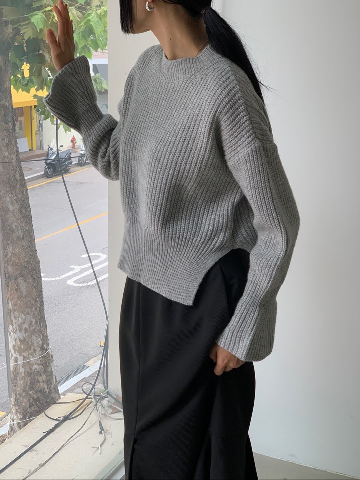 MILUI東大門㊣代購女裝新品真品休閑熱賣25秋冬時尚人氣針織衫MILUI針織衫