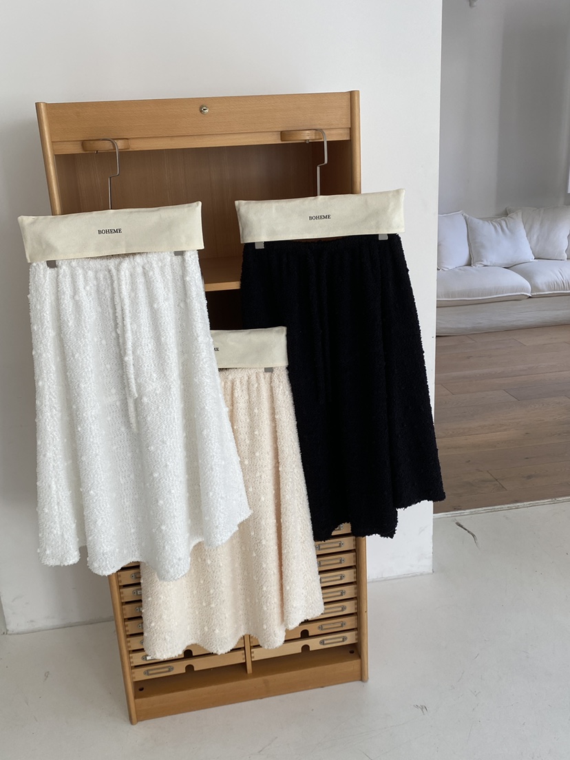 BOHEME韓國直郵㊣女裝新品時尚休閑25秋冬推薦熱賣人氣長裙BOHEME長裙