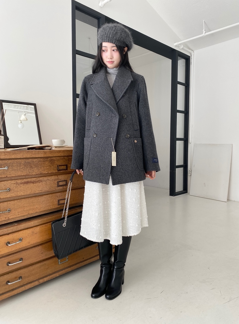 BOHEME韓國直郵㊣女裝新品時尚休閑25秋冬推薦熱賣人氣長裙BOHEME長裙