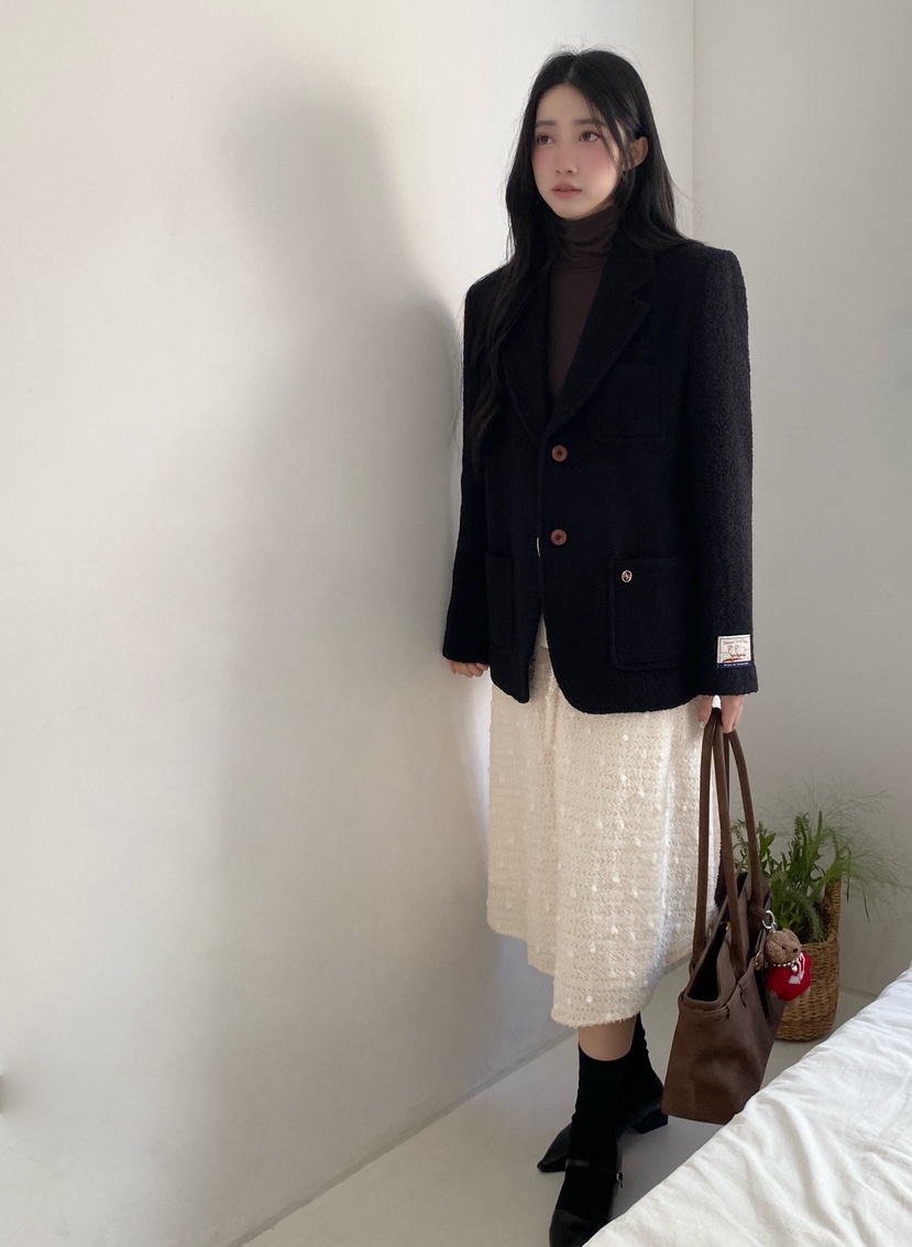 BOHEME韓國直郵㊣女裝新品時尚休閑25秋冬推薦熱賣人氣長裙BOHEME長裙