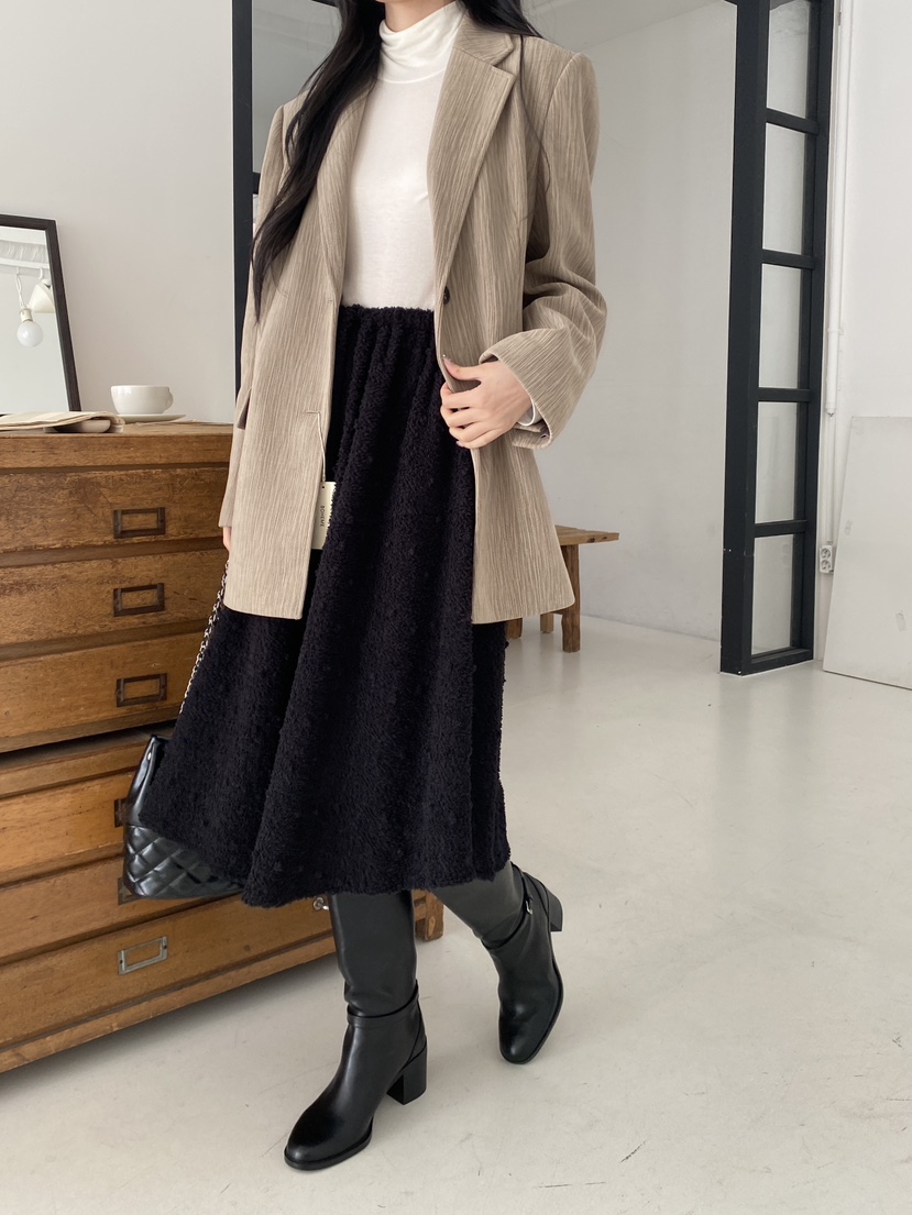 BOHEME韓國直郵㊣女裝新品時尚休閑25秋冬推薦熱賣人氣長裙BOHEME長裙