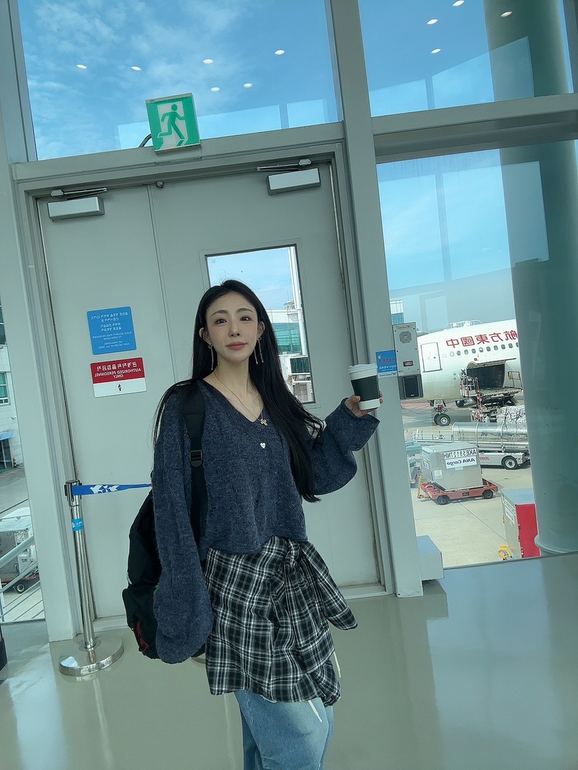 PALETTE-Q東大門㊣實拍女士新品休閑25秋冬人氣真品針織衫PALETTE針織衫