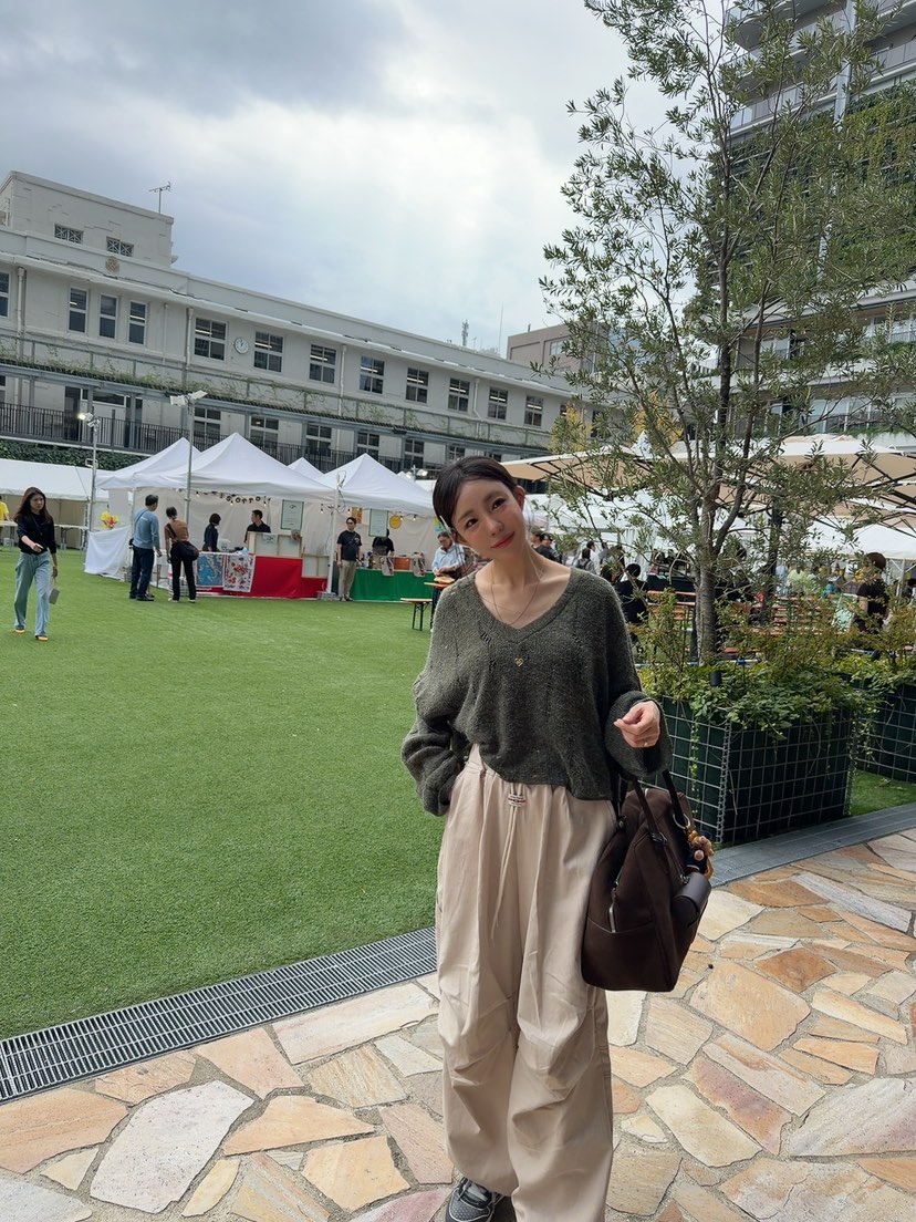 PALETTE-Q東大門㊣實拍女士新品休閑25秋冬人氣真品針織衫PALETTE針織衫