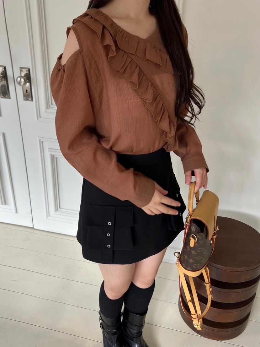 BOLD韓國直郵㊣女士新款真品休閑時尚25秋冬職業襯衫蕾絲衫BOLD襯衫/蕾絲衫