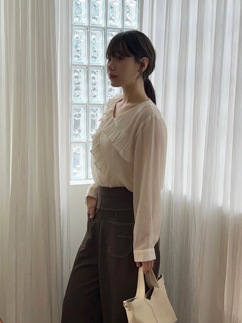 BOLD韓國直郵㊣女士新款真品休閑時尚25秋冬職業襯衫蕾絲衫BOLD襯衫/蕾絲衫