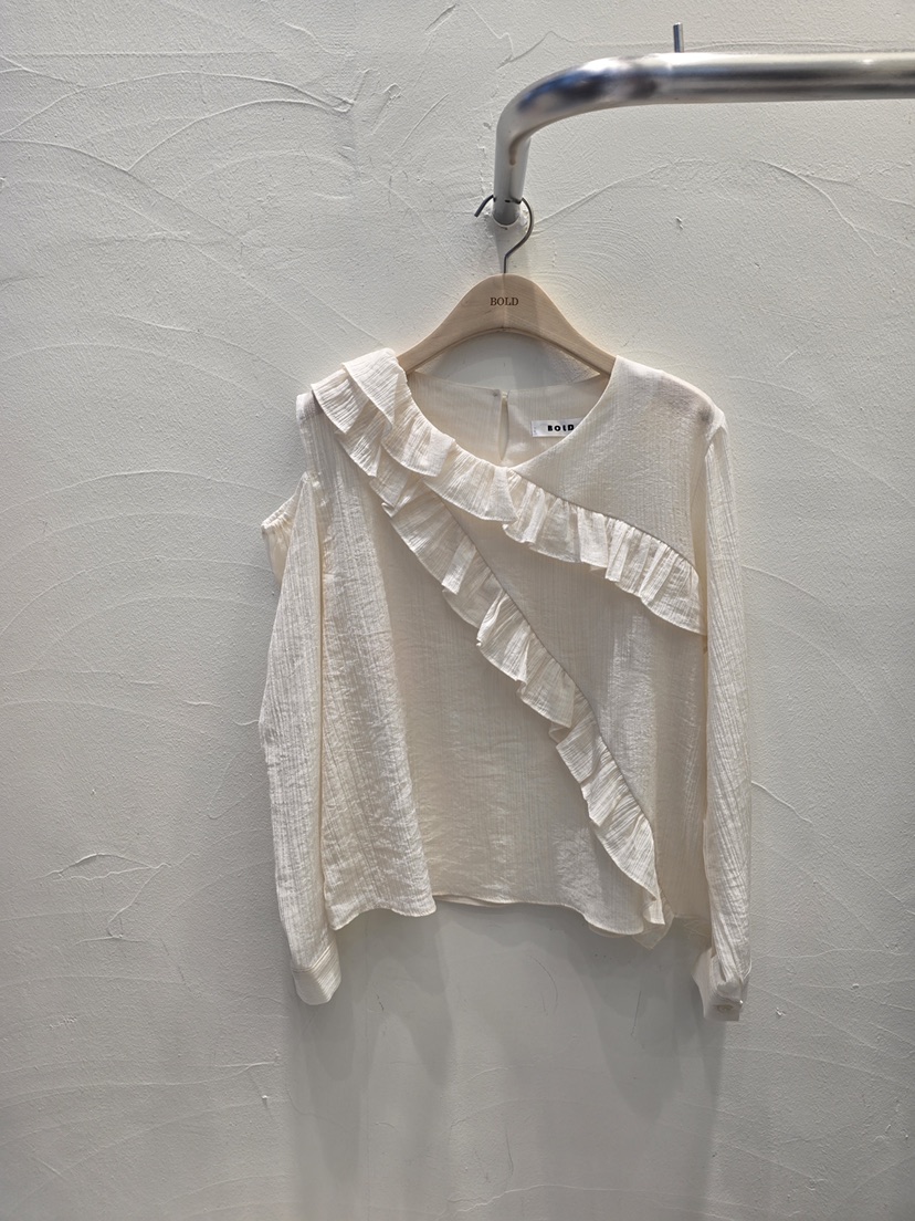 BOLD韓國直郵㊣女士新款真品休閑時尚25秋冬職業襯衫蕾絲衫BOLD襯衫/蕾絲衫圖色1