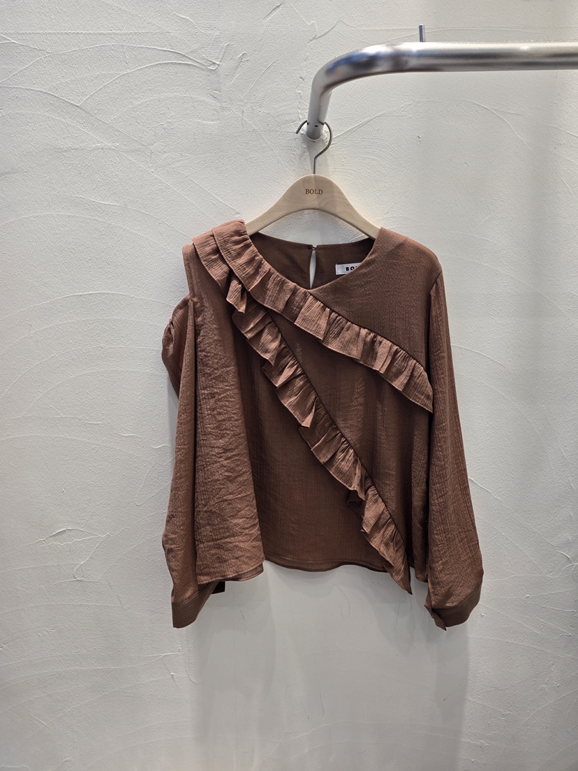 BOLD韓國直郵㊣女士新款真品休閑時尚25秋冬職業襯衫蕾絲衫BOLD襯衫/蕾絲衫圖色2