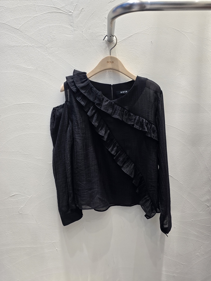 BOLD韓國直郵㊣女士新款真品休閑時尚25秋冬職業襯衫蕾絲衫BOLD襯衫/蕾絲衫圖色3