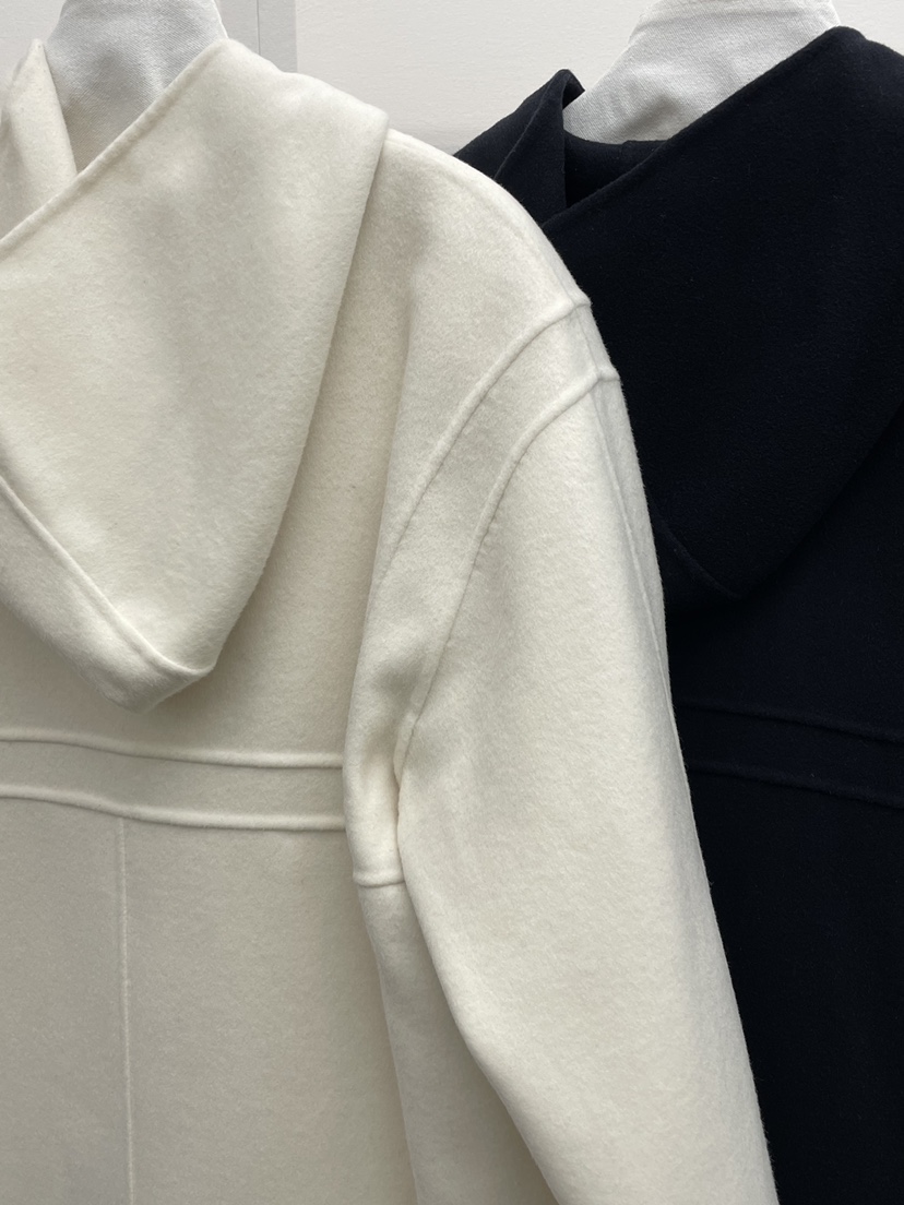 MILUI東大門㊣實拍女士新品人氣熱賣職業25秋冬中長款大衣可拆卸MILUI中長款大衣