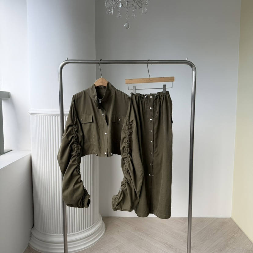 PALETTE-Q韓國代購㊣女裝新款熱賣真品人氣職業時尚休閑長裙PALETTE長裙