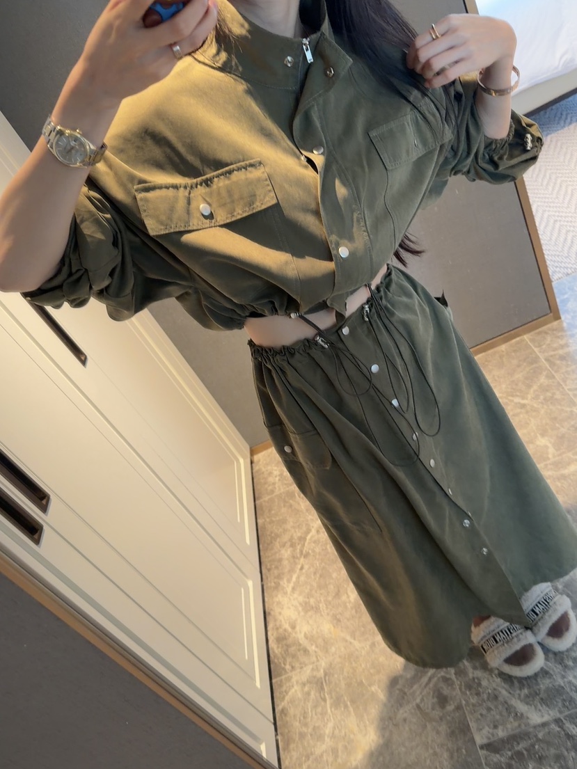 PALETTE-Q韓國代購㊣女裝新款熱賣真品人氣職業時尚休閑長裙PALETTE長裙