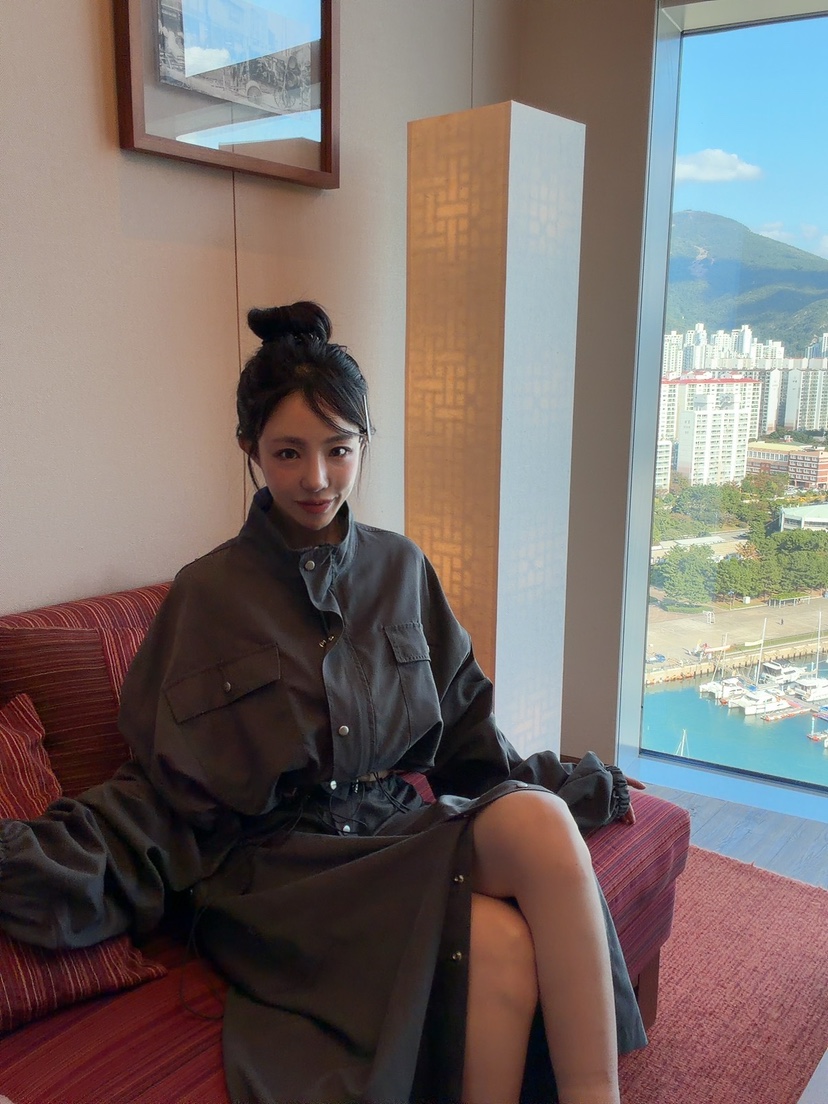 PALETTE-Q韓國代購㊣女裝新款熱賣真品人氣職業時尚休閑長裙PALETTE長裙