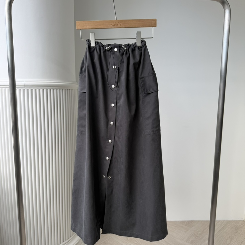 PALETTE-Q韓國代購㊣女裝新款熱賣真品人氣職業時尚休閑長裙PALETTE長裙圖色2