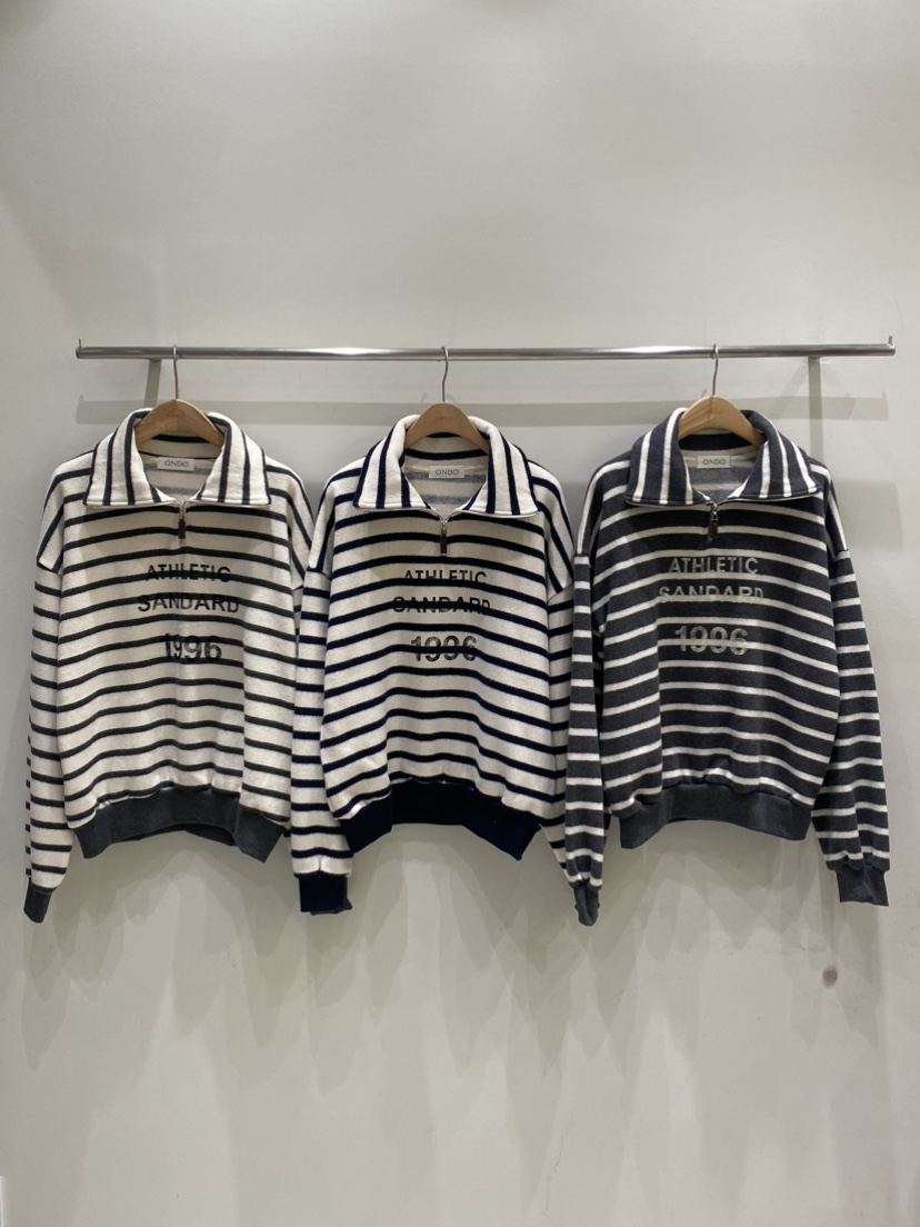 ONDO-P韓國直郵㊣女裝新款真品推薦休閑人氣衛衣拉鏈高領短款ONDO-P衛衣