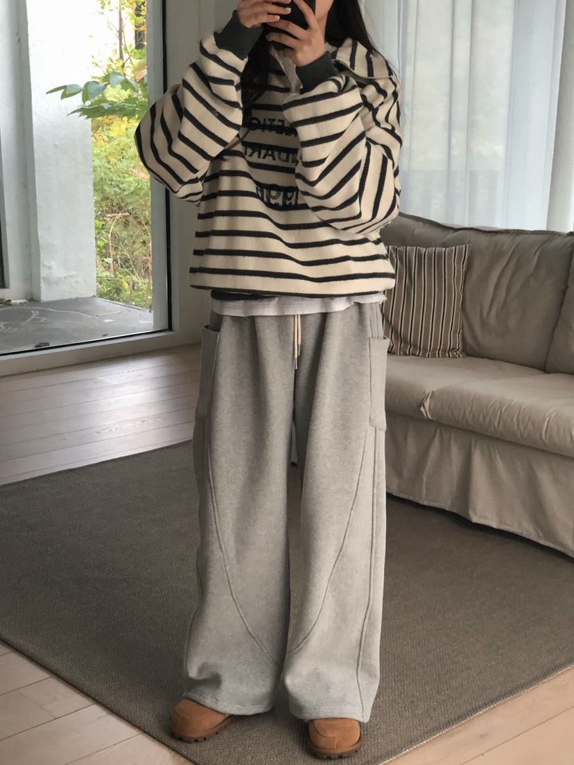 ONDO-P韓國直郵㊣女裝新款真品推薦休閑人氣衛衣拉鏈高領短款ONDO-P衛衣