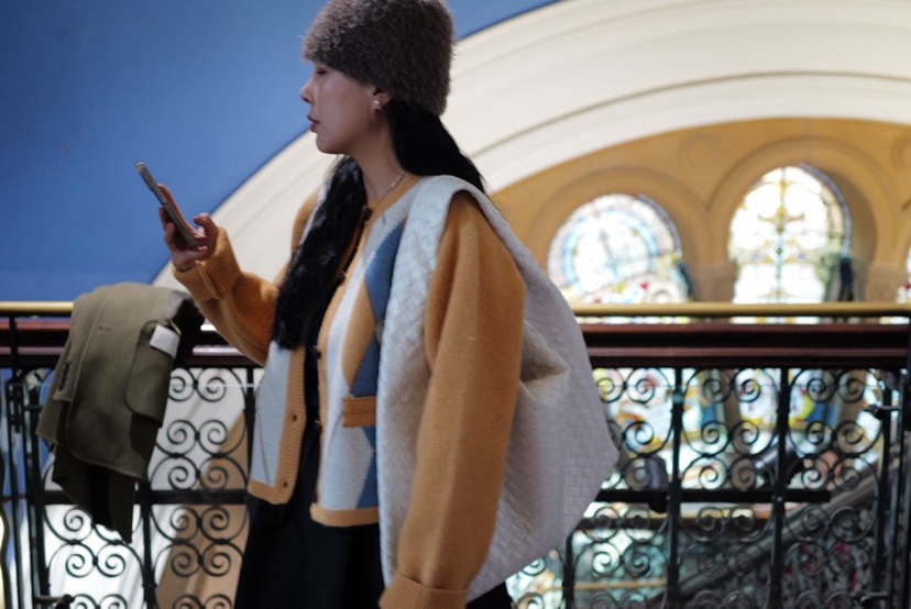 MILUI韓國直郵㊣女士新品職業25秋冬人氣休閑熱賣推薦針織衫MILUI針織衫