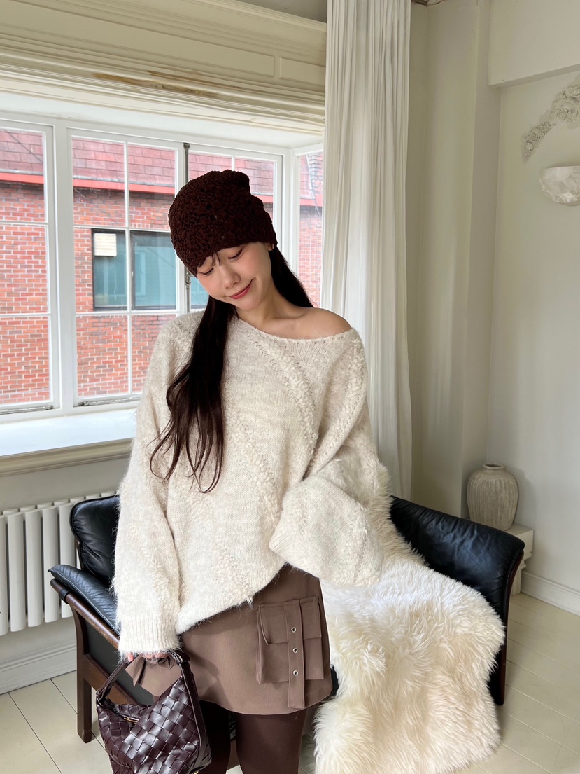 BOLD東大門㊣代購女士新品時尚熱賣推薦真品休閑25秋冬針織衫BOLD針織衫