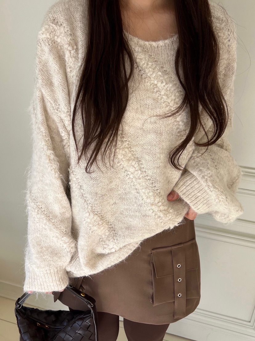 BOLD東大門㊣代購女士新品時尚熱賣推薦真品休閑25秋冬針織衫BOLD針織衫