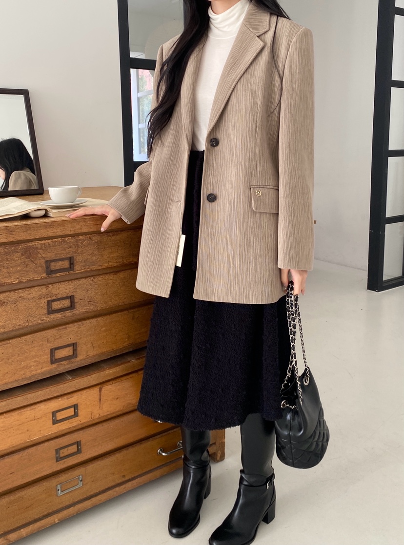 BOHEME東大門㊣代購女裝新款推薦25秋冬熱賣時尚休閑真品夾克BOHEME夾克