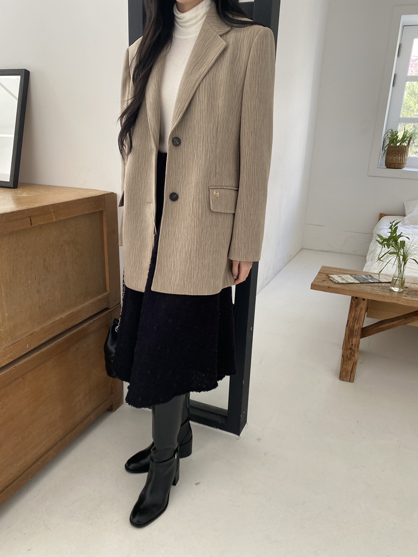 BOHEME東大門㊣代購女裝新款推薦25秋冬熱賣時尚休閑真品夾克BOHEME夾克