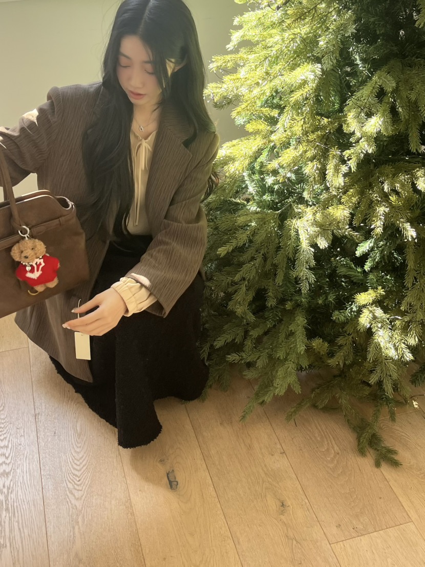 BOHEME東大門㊣代購女裝新款推薦25秋冬熱賣時尚休閑真品夾克BOHEME夾克