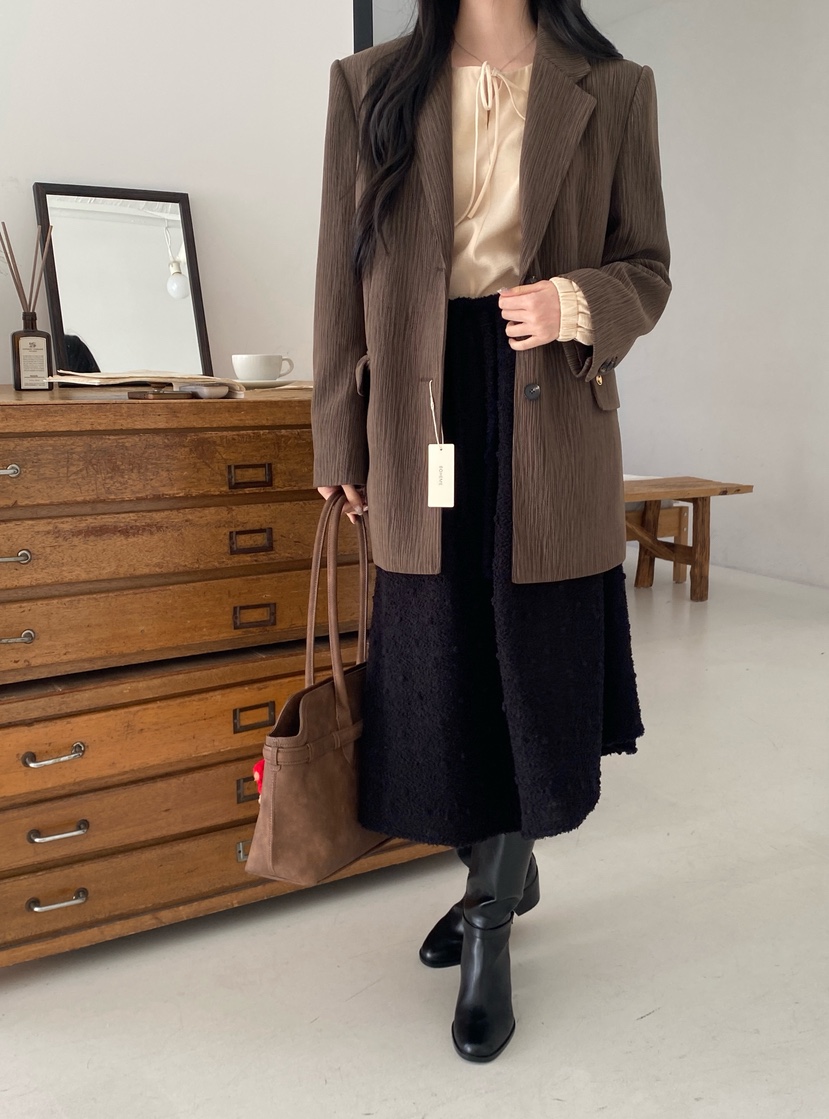 BOHEME東大門㊣代購女裝新款推薦25秋冬熱賣時尚休閑真品夾克BOHEME夾克