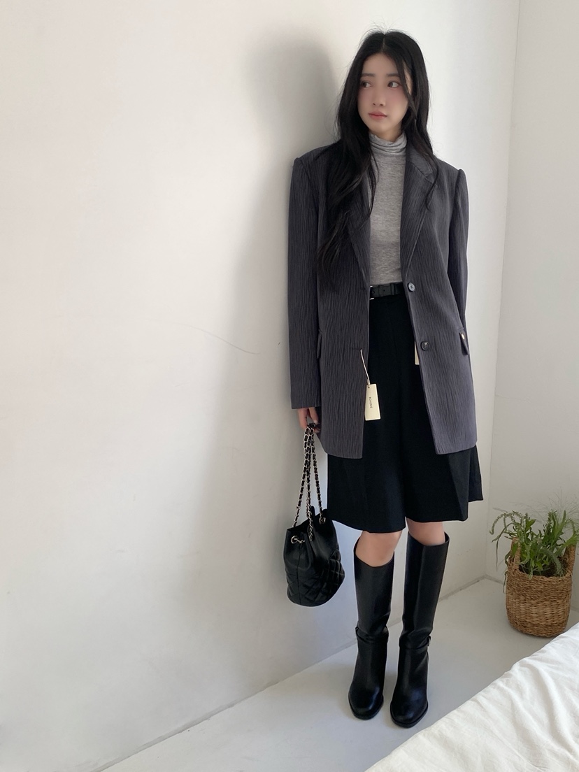 BOHEME東大門㊣代購女裝新款推薦25秋冬熱賣時尚休閑真品夾克BOHEME夾克