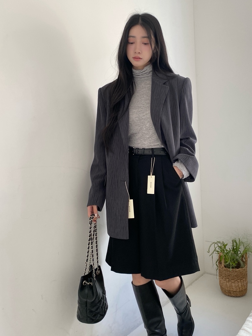 BOHEME東大門㊣代購女裝新款推薦25秋冬熱賣時尚休閑真品夾克BOHEME夾克