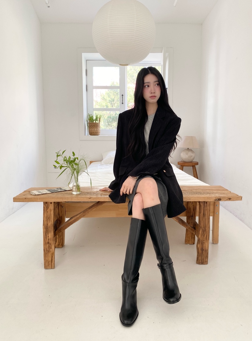 BOHEME東大門㊣代購女裝新款推薦25秋冬熱賣時尚休閑真品夾克BOHEME夾克