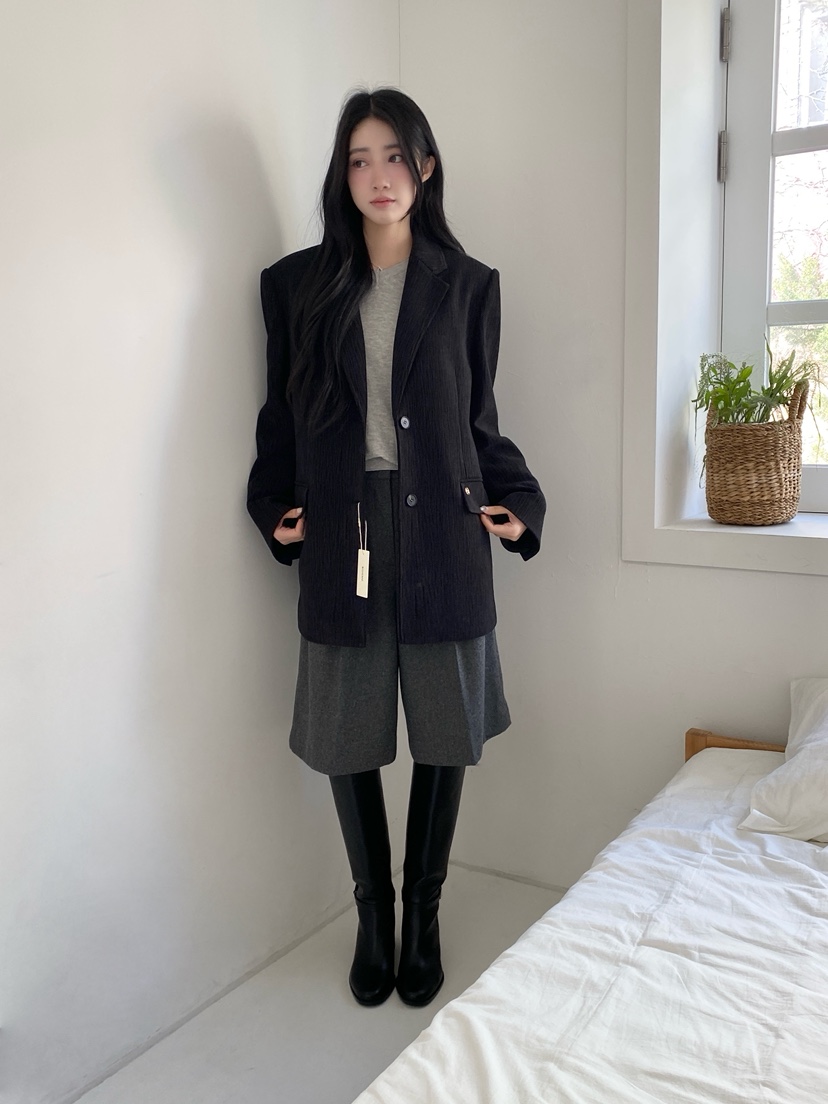 BOHEME東大門㊣代購女裝新款推薦25秋冬熱賣時尚休閑真品夾克BOHEME夾克