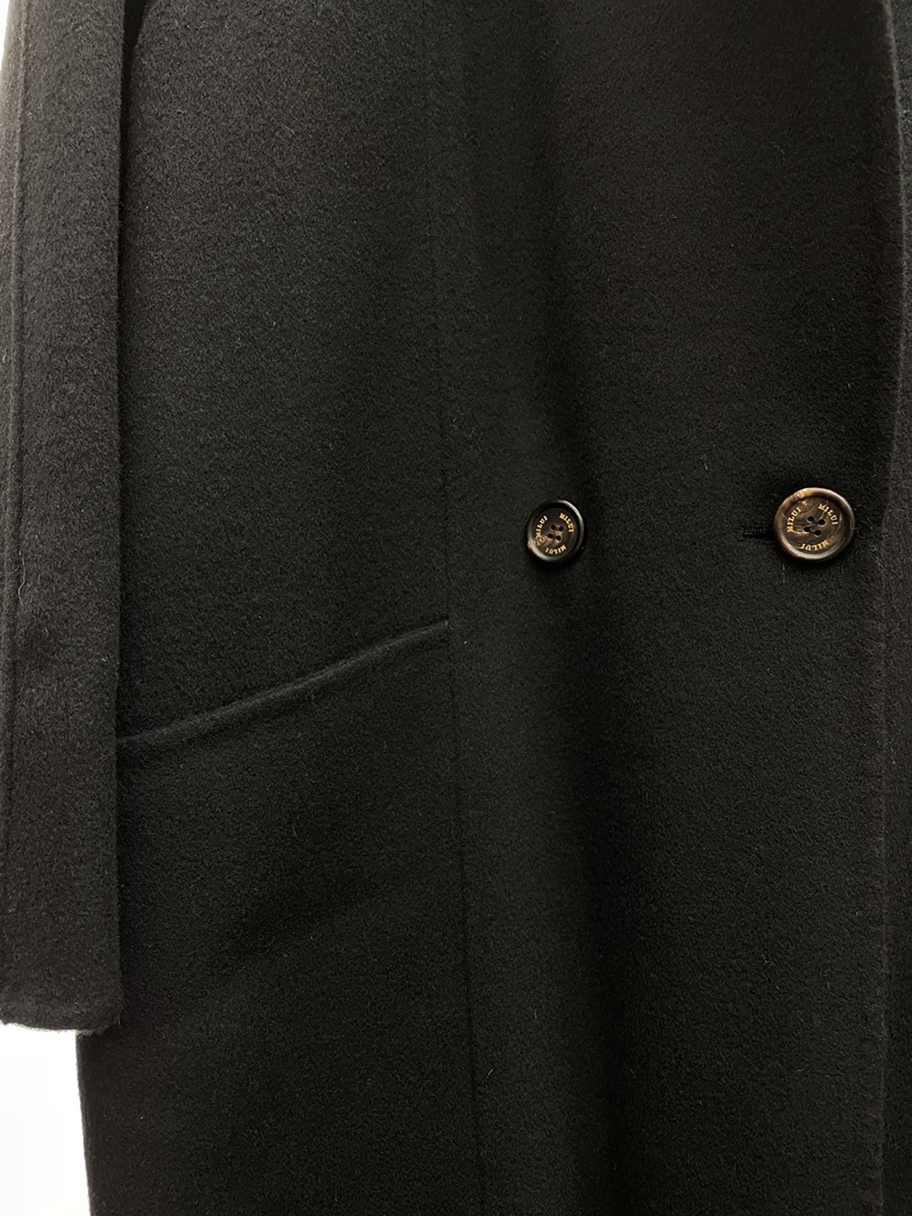 MILUI韓國直郵㊣女士新款推薦25秋冬人氣職業熱賣中長款大衣MILUI中長款大衣