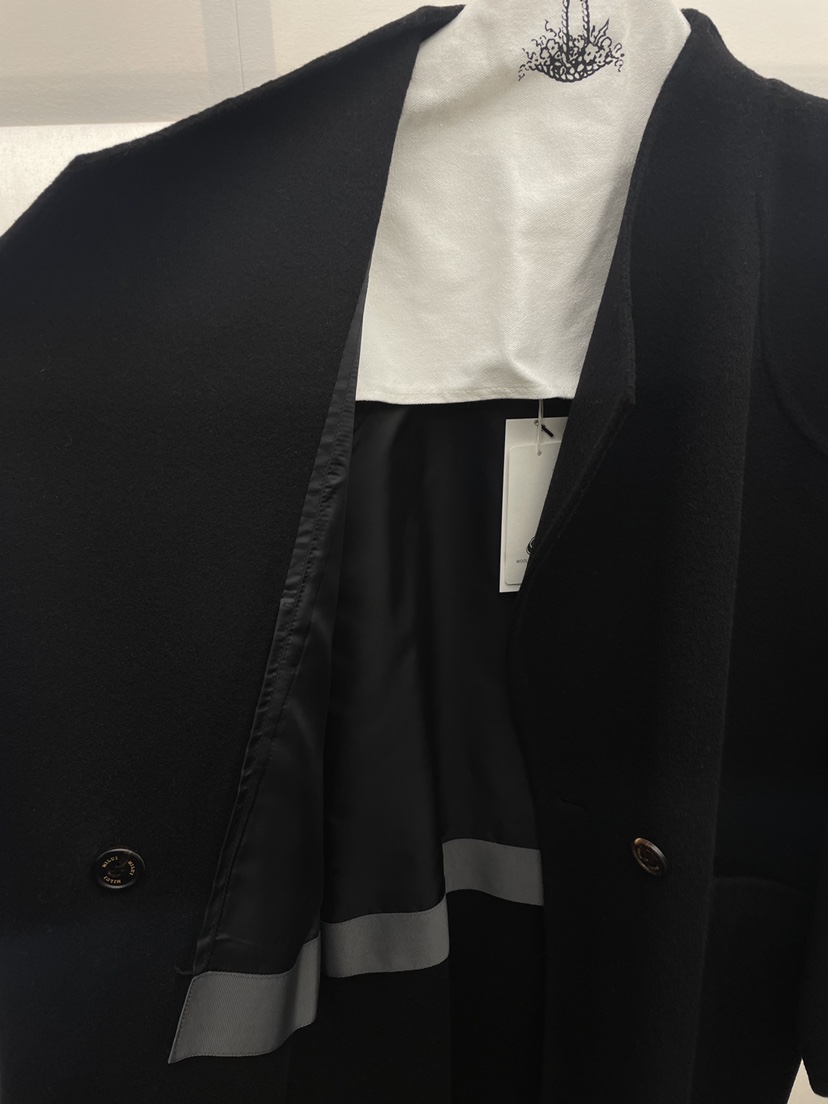 MILUI韓國直郵㊣女士新款推薦25秋冬人氣職業熱賣中長款大衣MILUI中長款大衣