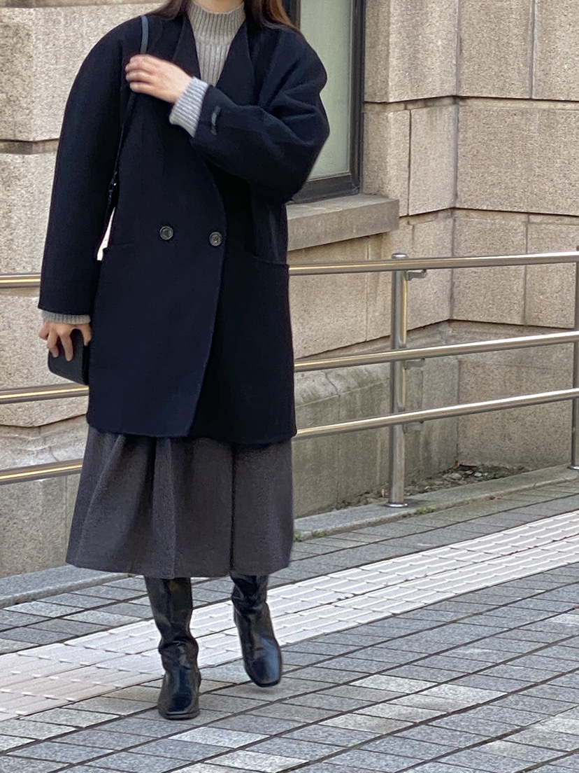 MILUI韓國直郵㊣女士新款推薦25秋冬人氣職業熱賣中長款大衣MILUI中長款大衣