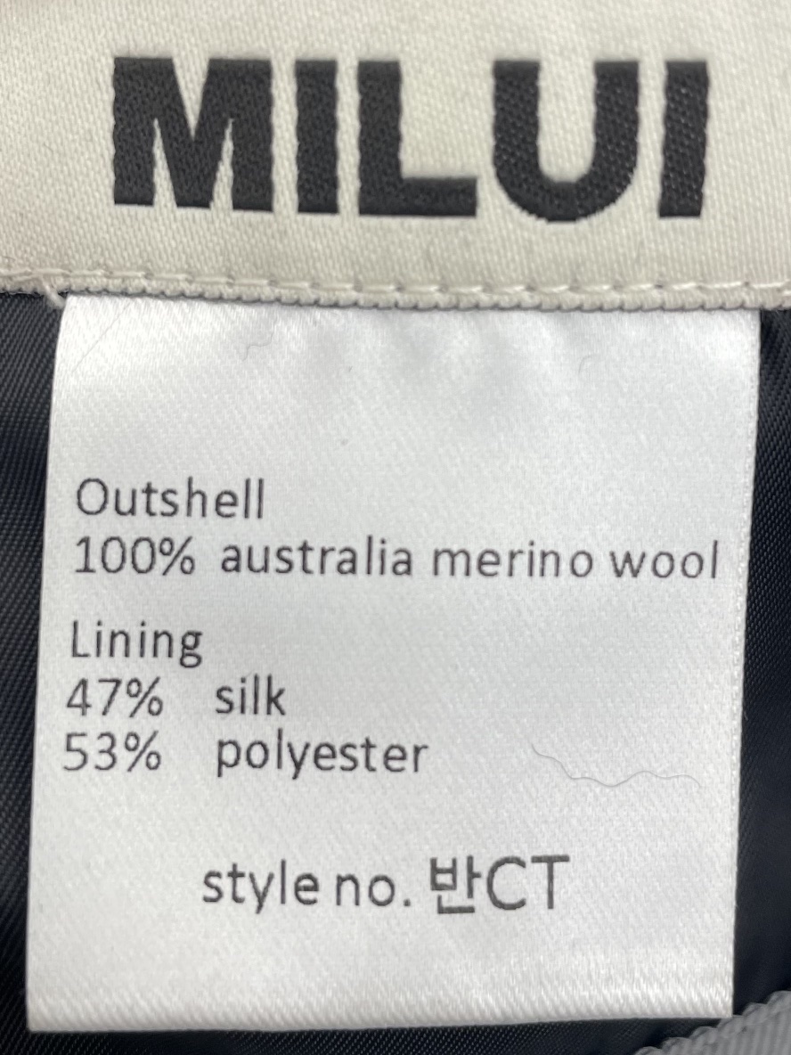 MILUI韓國直郵㊣女士新款推薦25秋冬人氣職業熱賣中長款大衣MILUI中長款大衣