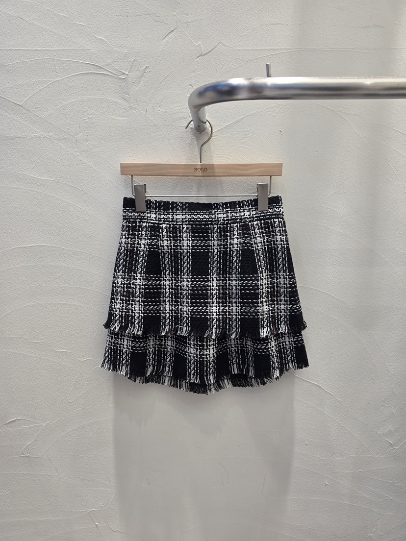 BOLD韓國代購㊣女裝新款熱賣真品人氣時尚25秋冬休閑職業短裙BOLD短裙圖色3