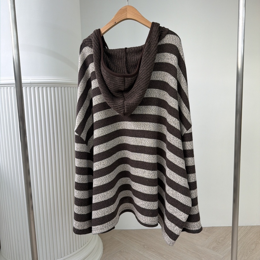 PALETTE-Q東大門㊣直郵女士新品人氣推薦針織衫單排扣連帽衫PALETTE針織衫