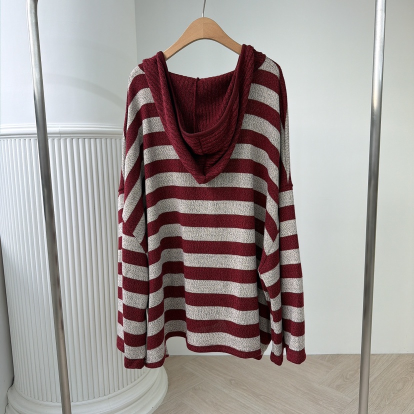 PALETTE-Q東大門㊣直郵女士新品人氣推薦針織衫單排扣連帽衫PALETTE針織衫