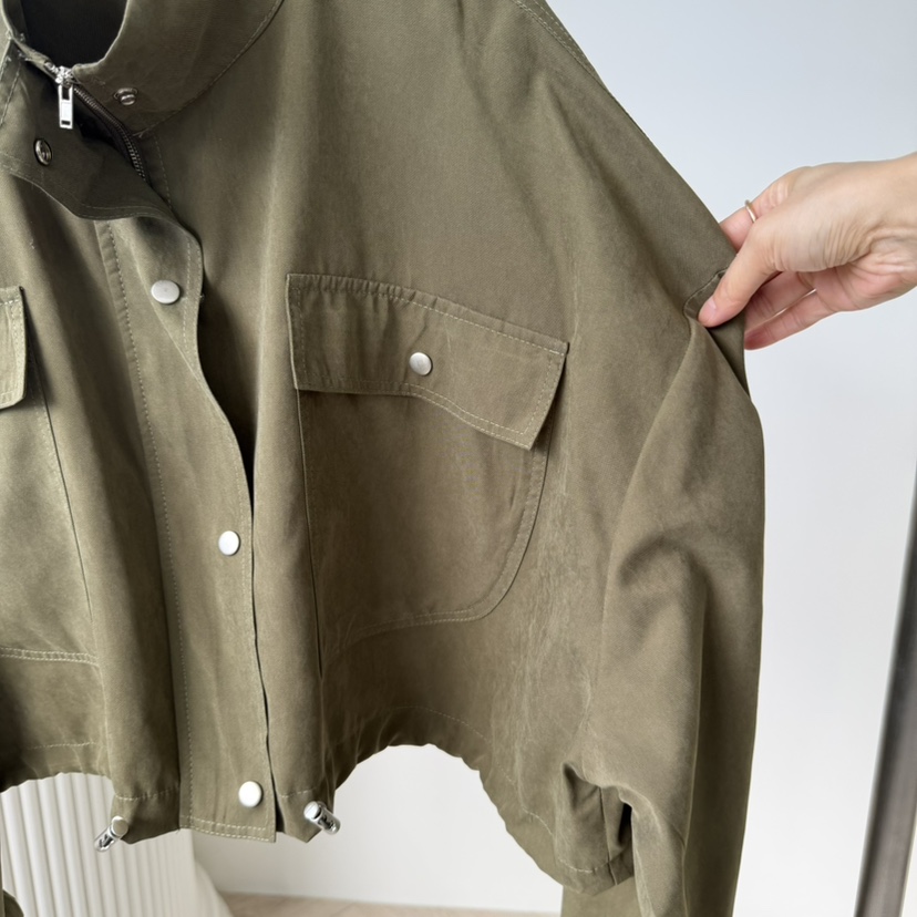 PALETTE-Q東大門㊣實拍女裝新品人氣25秋冬真品職業夾克褶皺PALETTE夾克