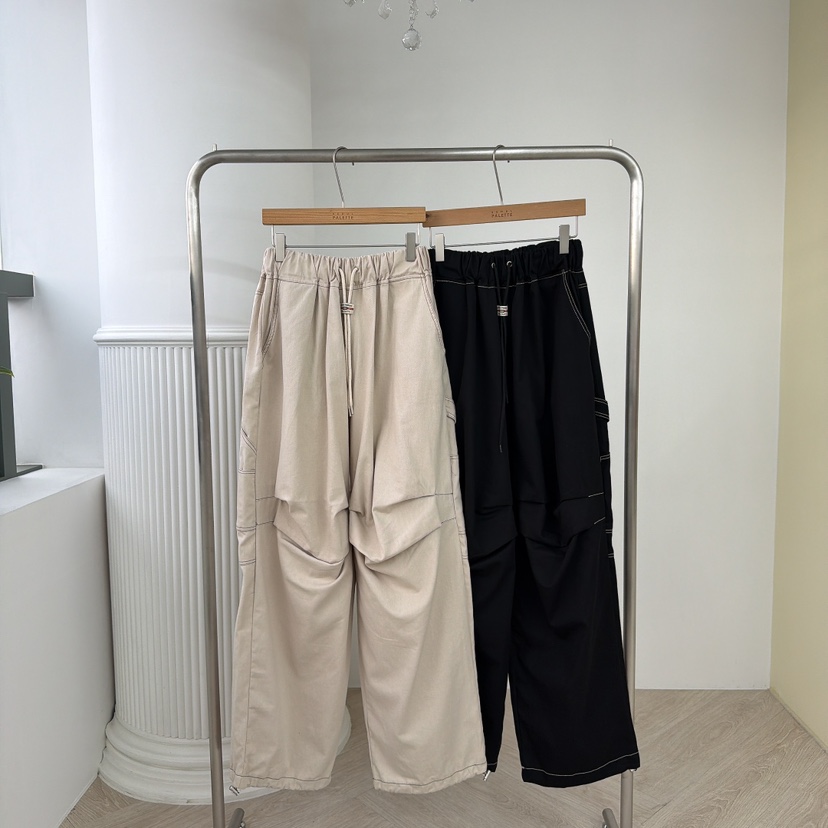 PALETTE-Q韓國代購㊣女士新款25秋冬熱賣真品休閑褲斜紋布PALETTE休閑褲