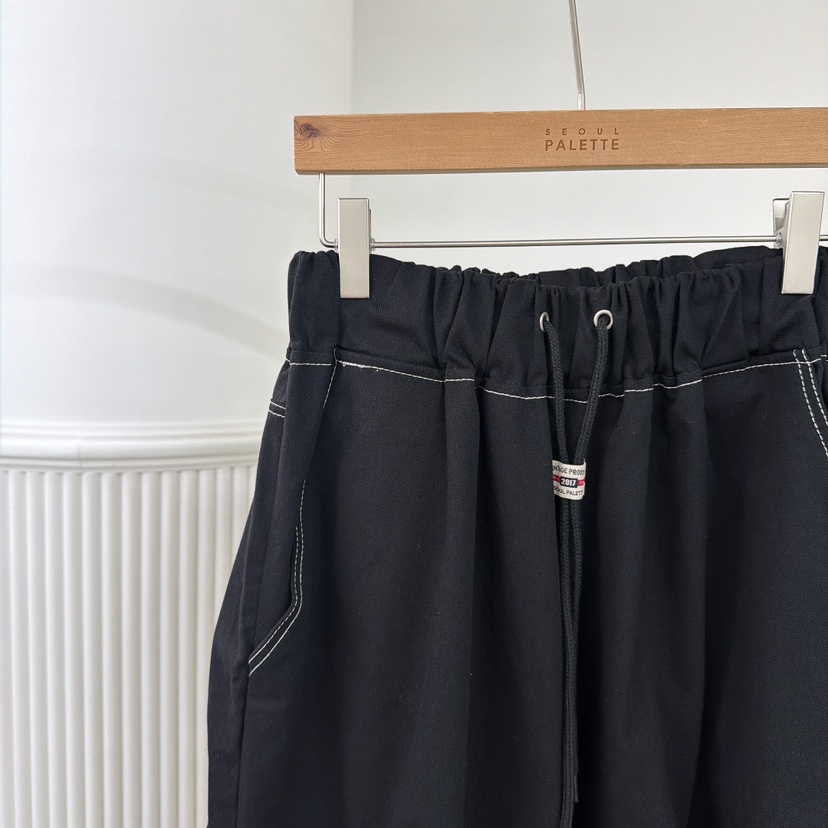 PALETTE-Q韓國代購㊣女士新款25秋冬熱賣真品休閑褲斜紋布PALETTE休閑褲