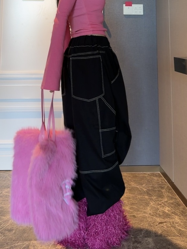 PALETTE-Q韓國代購㊣女士新款25秋冬熱賣真品休閑褲斜紋布PALETTE休閑褲