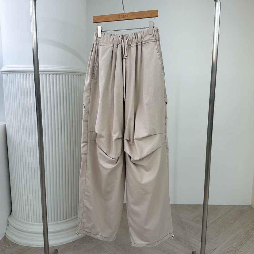 PALETTE-Q韓國代購㊣女士新款25秋冬熱賣真品休閑褲斜紋布PALETTE休閑褲圖色1